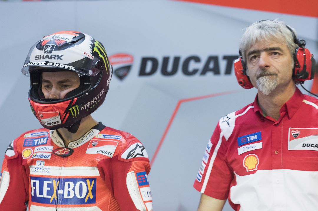 Jorge Lorenzo y Gigi Dall´Igna hace una temporada en Ducati Jorge Lorenzo y Gigi Dall´Igna hace una temporada en Ducati