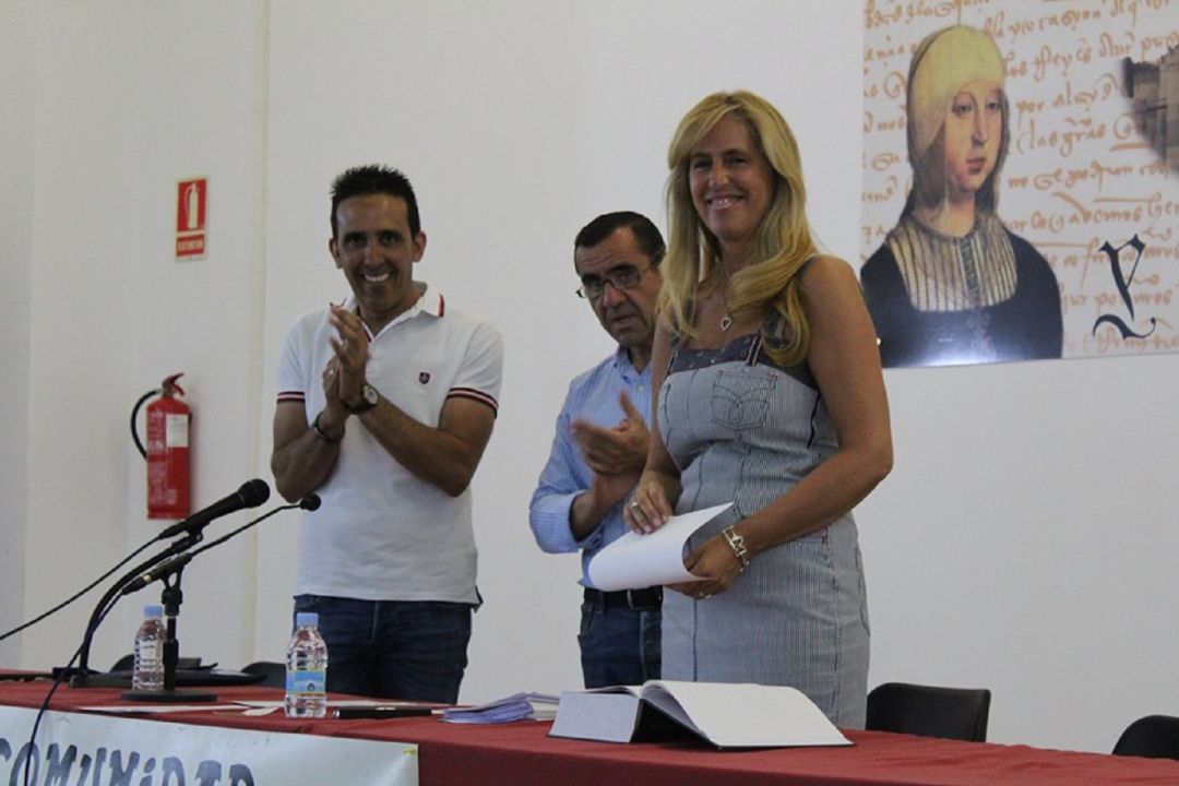 El nuevo presidente de la Mancomunida junto al secretario y vicepresidenta de la mismad El nuevo presidente de la Mancomunida junto al secretario y vicepresidenta de la mismad