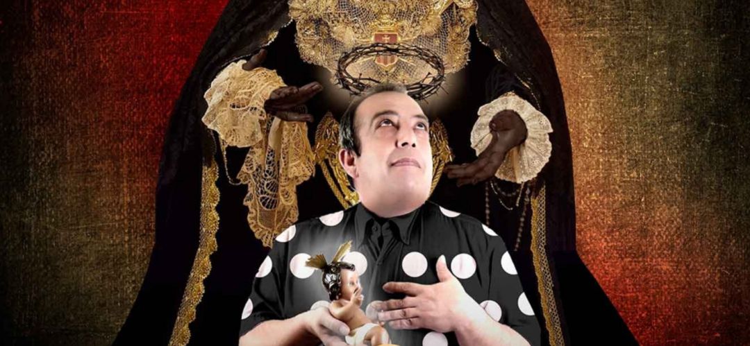 El actor Juan Carlos Castillejo en el cartel de la obra de teatro 'Madre Amadísima'. El actor Juan Carlos Castillejo en el cartel de la obra de teatro 'Madre Amadísima'.
