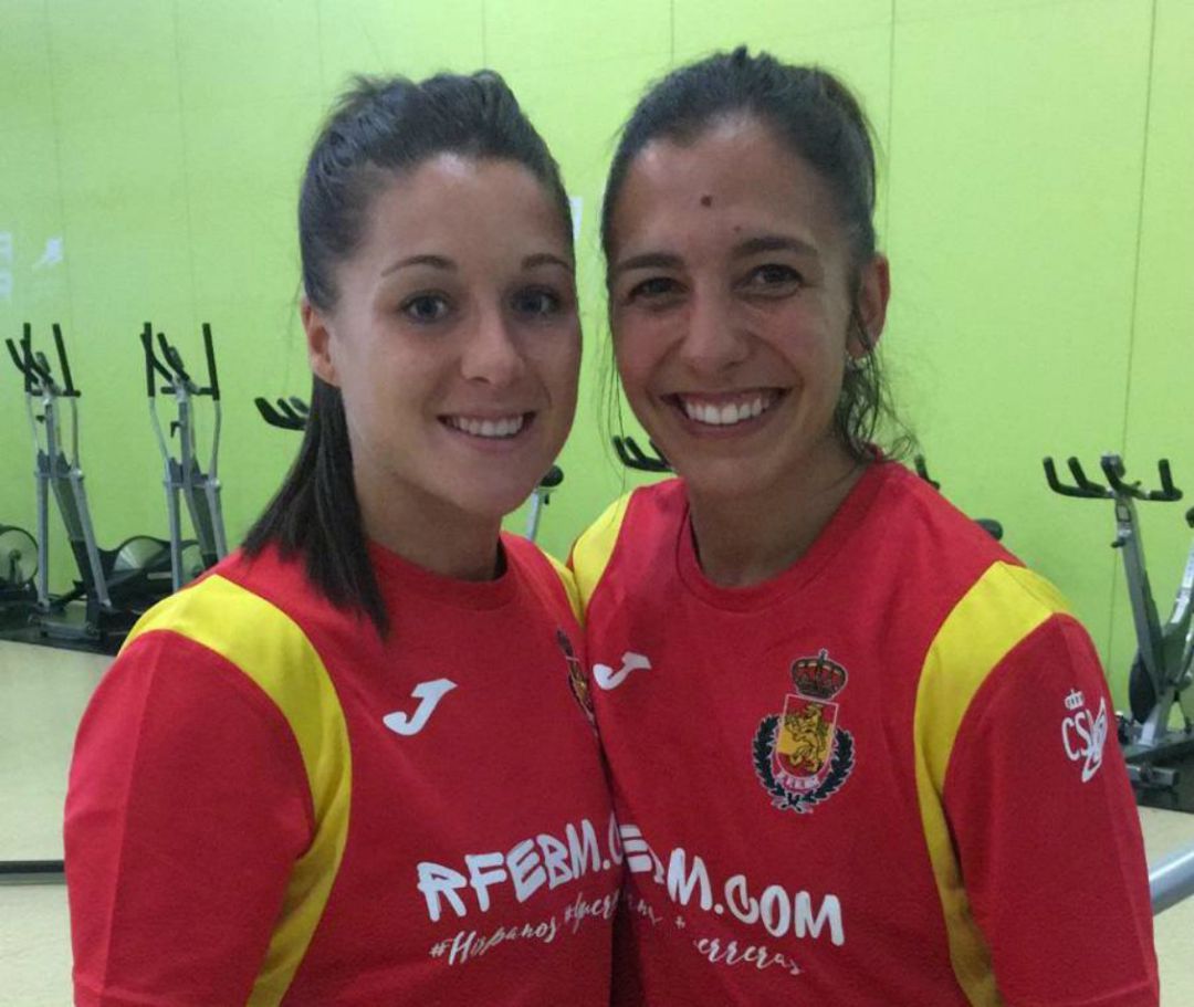 Sole López y Estela Doiro, concentradas con la selección: Sole López y Estela Doiro, concentradas con la selección Sole López y Estela Doiro, concentradas con la selección: Sole López y Estela Doiro, concentradas con la selección