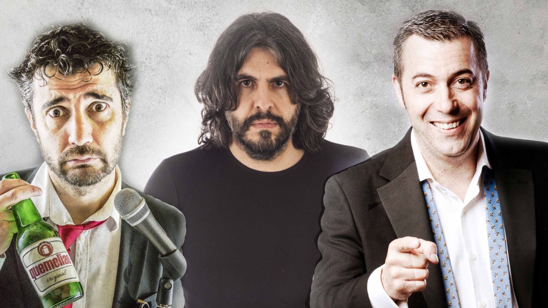 El humor sin filtros de JJ Vaquero, Chapu y SR Corrales llega al Teatro Ortega con el espectáculo 'Noche de monólogos'