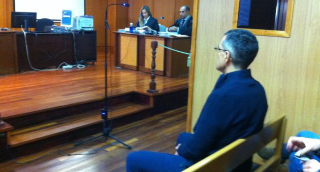 El acusado durante el juicio El acusado durante el juicio