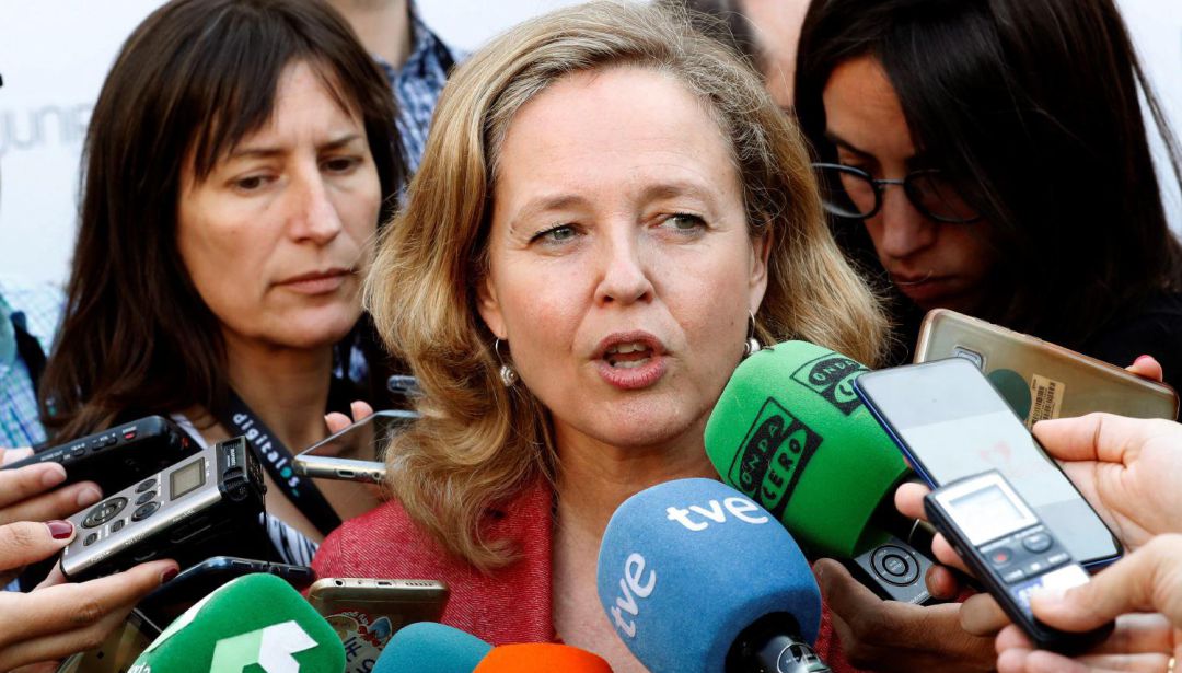 La ministra de Economía y Empresa en funciones, Nadia Calviño. La ministra de Economía y Empresa en funciones, Nadia Calviño.