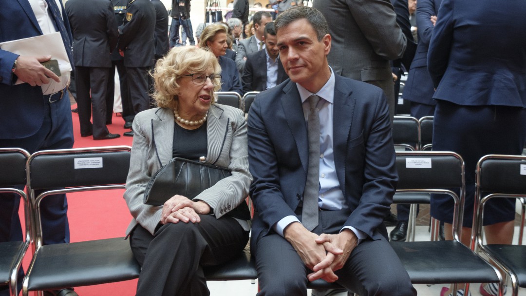 Manuela Carmena, ¿ministra de Pedro Sánchez?