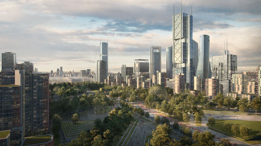 Proyección de Madrid Nuevo Norte. Proyección de Madrid Nuevo Norte.