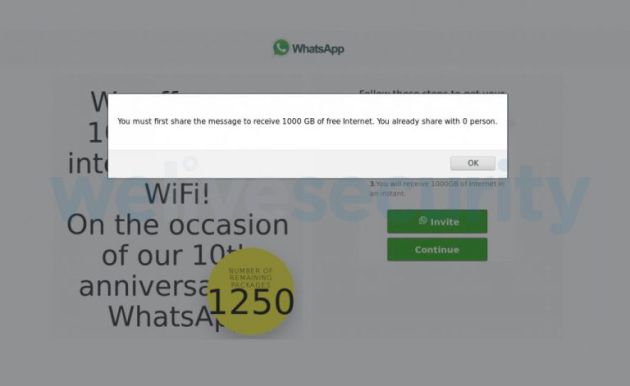 El timo te pedirá que reenvíes la oferta a 30 personas. El timo te pedirá que reenvíes la oferta a 30 personas.