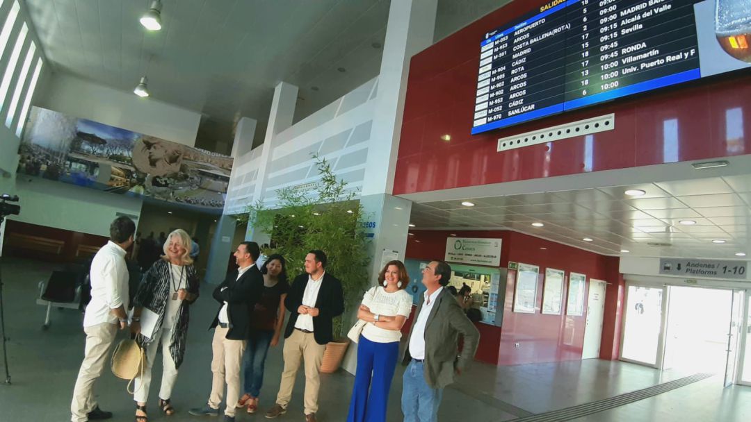 Estación de autobuses de Jerez este martes Estación de autobuses de Jerez este martes