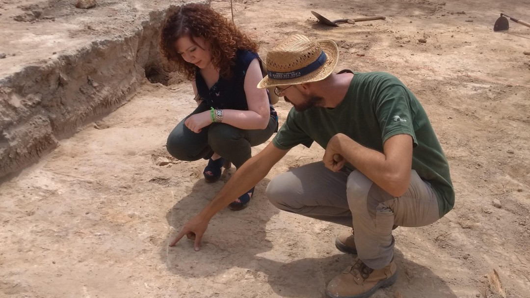 Unas obras en Coria del Río sacan a la luz restos de un antiguo templo fenicio
