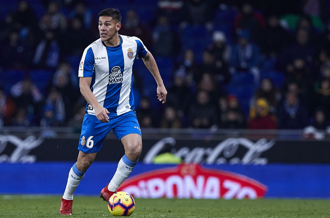 Óscar Duarte, con el Espanyol Óscar Duarte, con el Espanyol