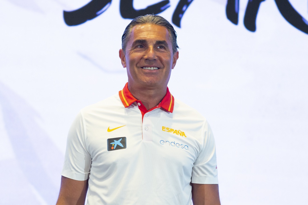 Sergio Scariolo, durante la presentación de la selección española de baloncesto Sergio Scariolo, durante la presentación de la selección española de baloncesto
