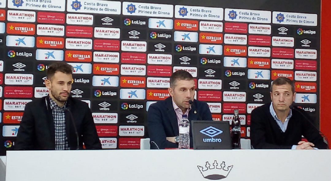 Stuani, Delfí Geli i Quique Cárcel Stuani, Delfí Geli i Quique Cárcel