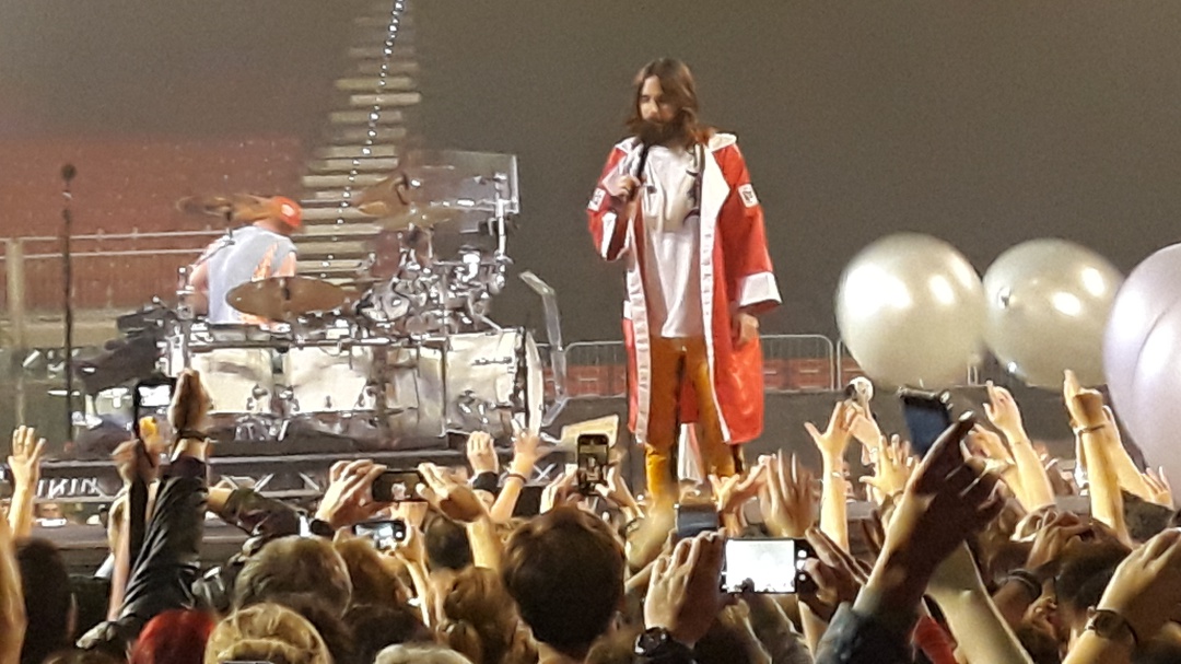 THIRTY SECONDS TO MARS a unas horas de ofrecer su gran show en Vigo