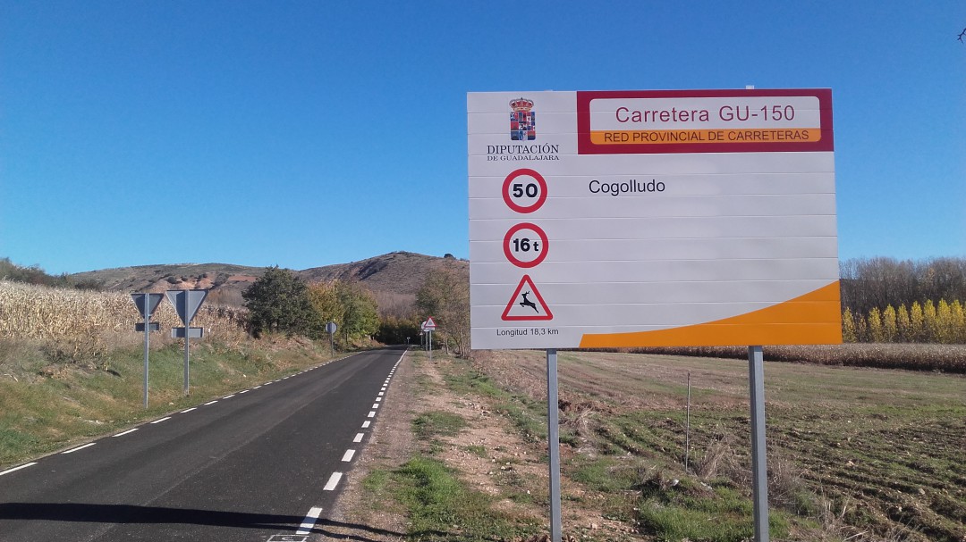2 millones de euros para carreteras de la provincia de Guadalajara