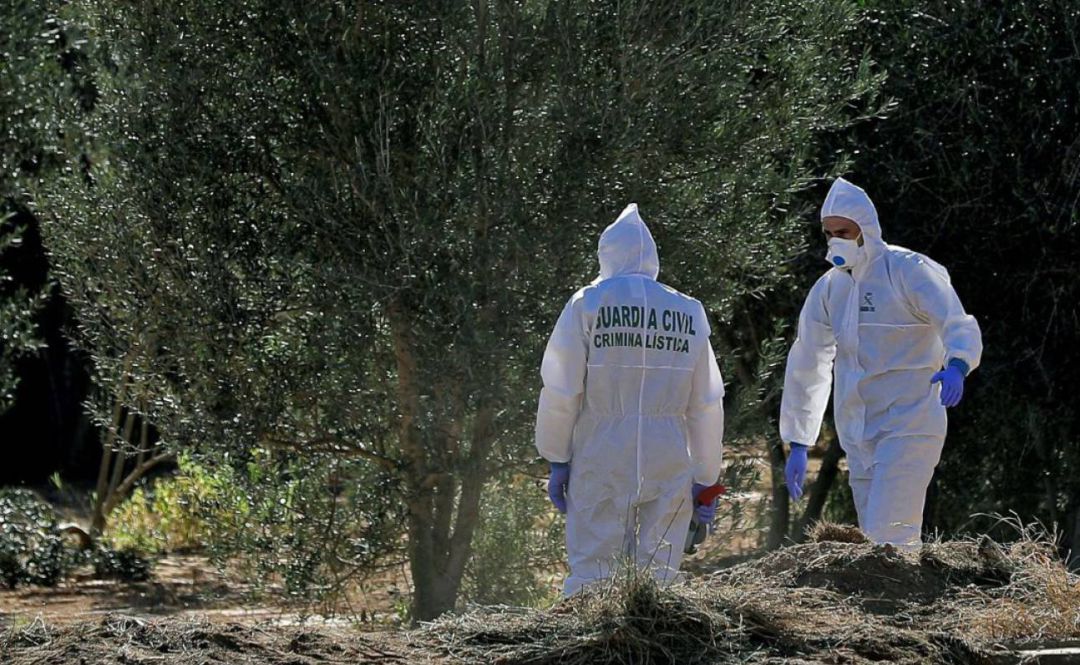 Agentes de la Policía Científica de la Guardia Civil trabajan en el lugar la muerte en Godella (Valencia) de dos menores Agentes de la Policía Científica de la Guardia Civil trabajan en el lugar la muerte en Godella (Valencia) de dos menores