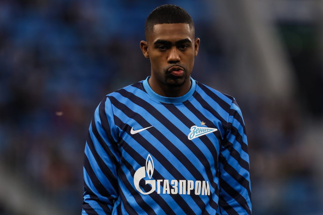 Malcom en el calentamiento Malcom en el calentamiento