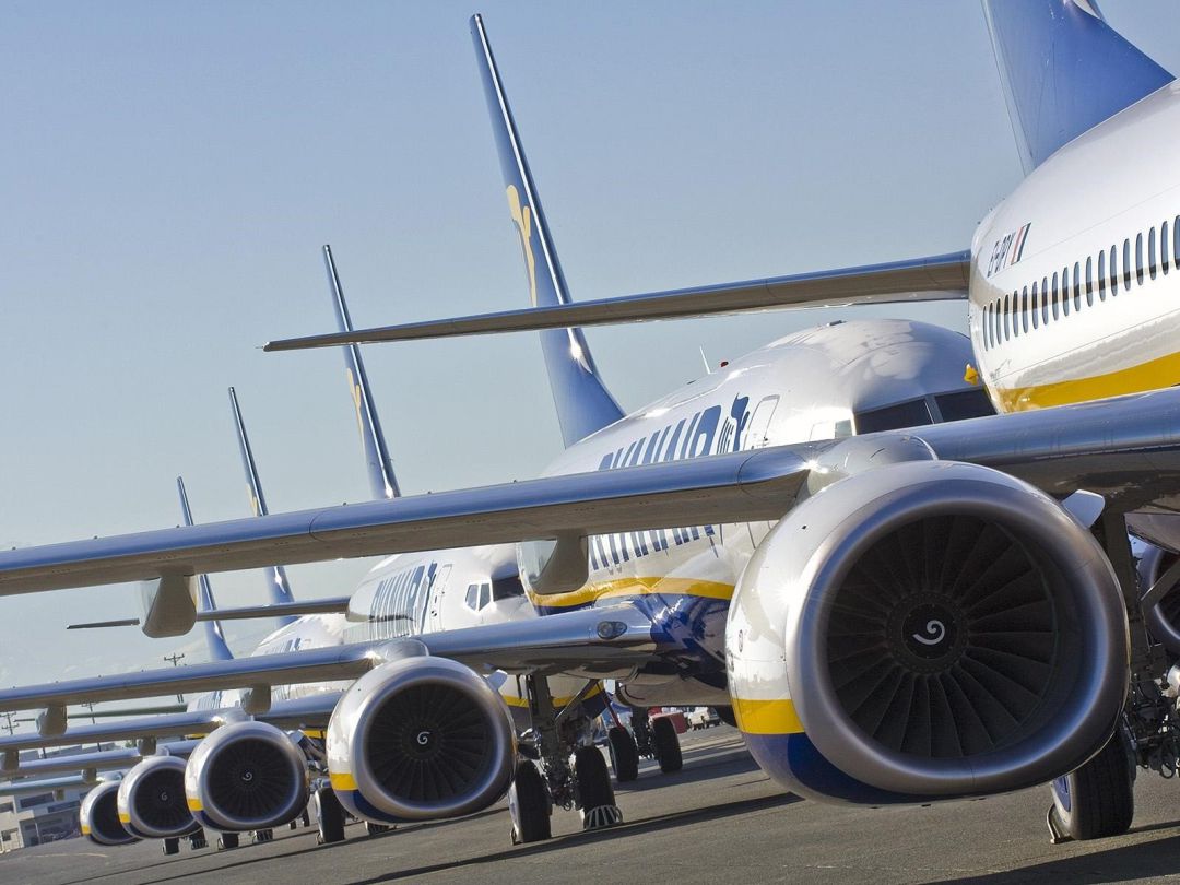 Avions de Ryanair. Avions de Ryanair.