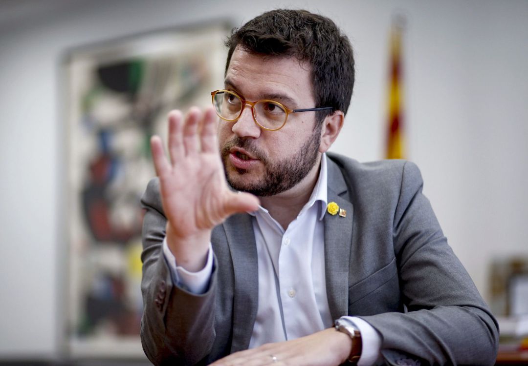 El vicepresidente del Govern y consejero de Economía, Pere Aragonès El vicepresidente del Govern y consejero de Economía, Pere Aragonès