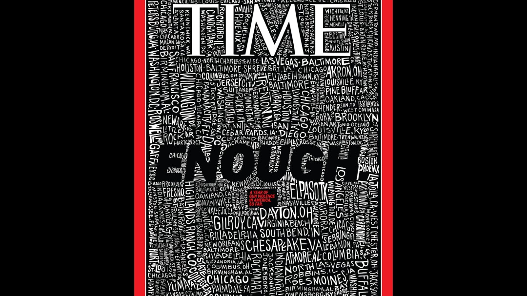 La impactante portada de la revista 'Time' sobre los tiroteos en Estados Unidos