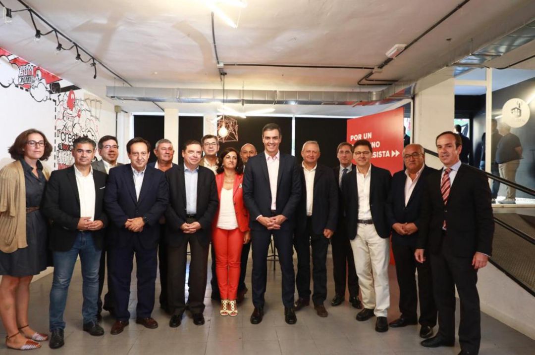 Las organizaciones agrarias se han reunido con Pedro Sánchez Las organizaciones agrarias se han reunido con Pedro Sánchez