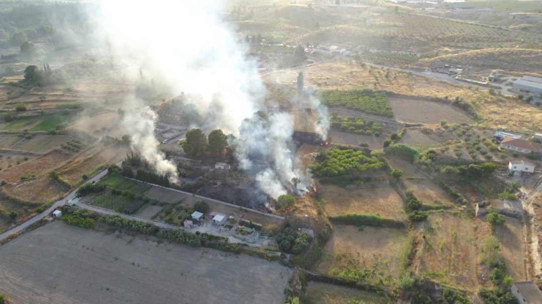 Riesgo extremo de incendios para hoy en la Región de Murcia