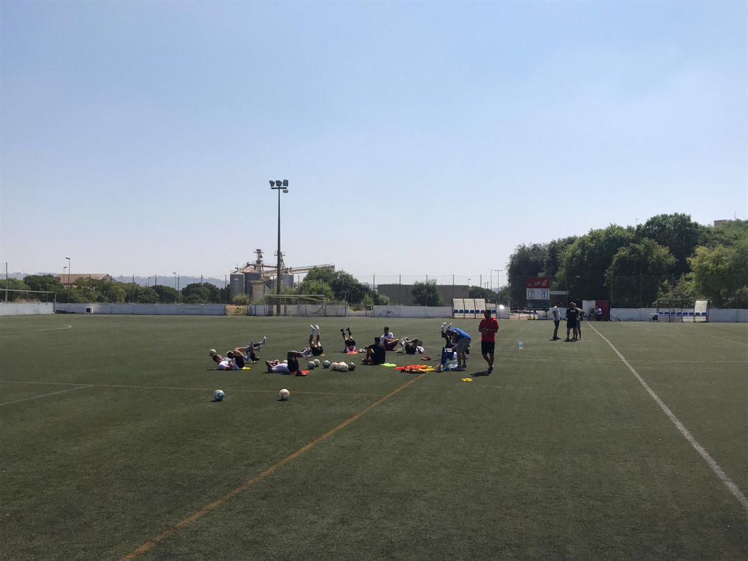 Imatge del primer entrenament del CF Reus Imatge del primer entrenament del CF Reus