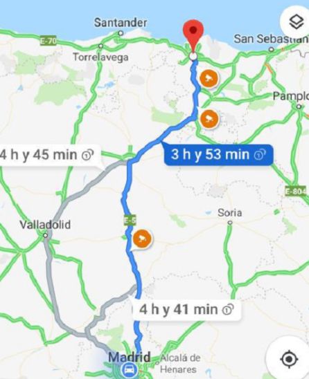 Google Maps muestra los radares durante el trayecto. Google Maps muestra los radares durante el trayecto.