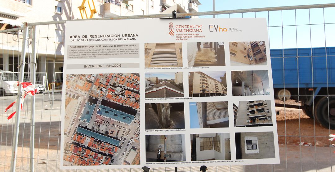 La Conselleria prevé finalizar en breve la rehabilitación de las viviendas del grupo San Lorenzo La Conselleria prevé finalizar en breve la rehabilitación de las viviendas del grupo San Lorenzo
