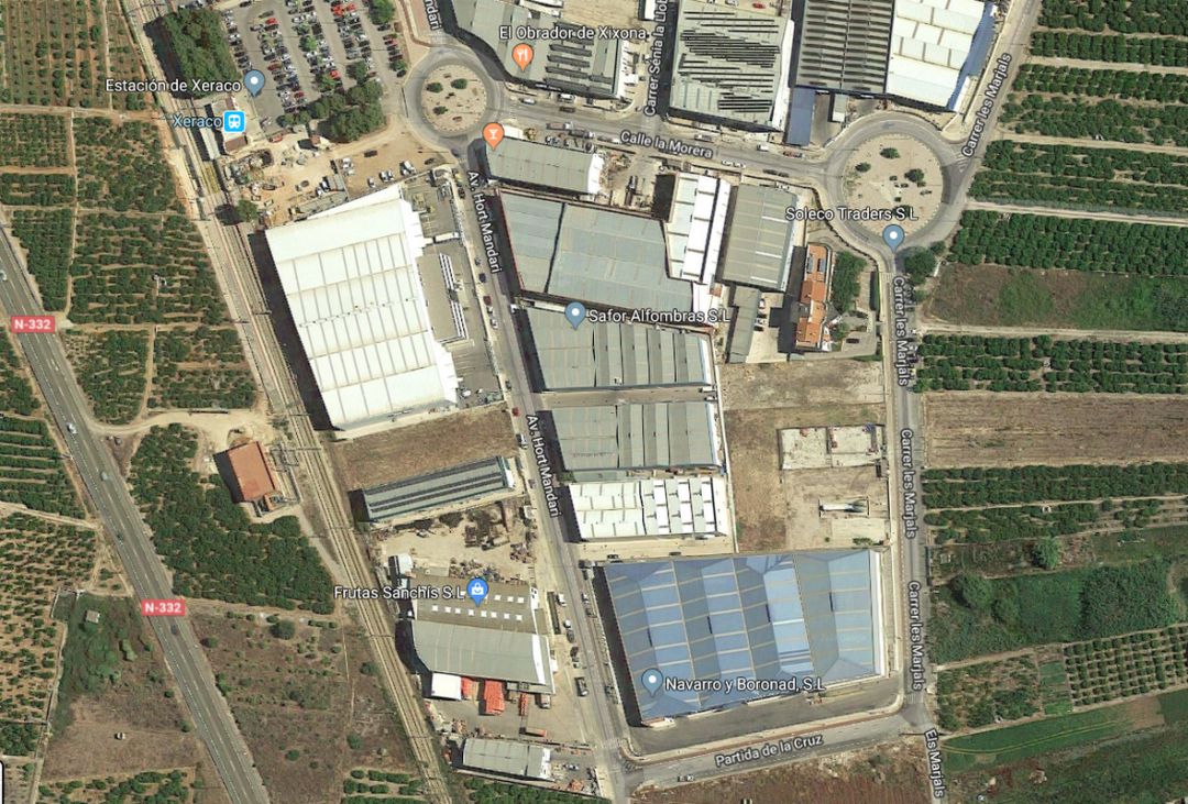 Polígono industrial Xeraco. Polígono industrial Xeraco.