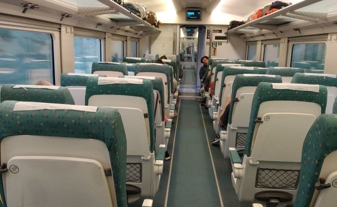 Interior de un Alvia de Renfe
Interior de un Alvia de Renfe