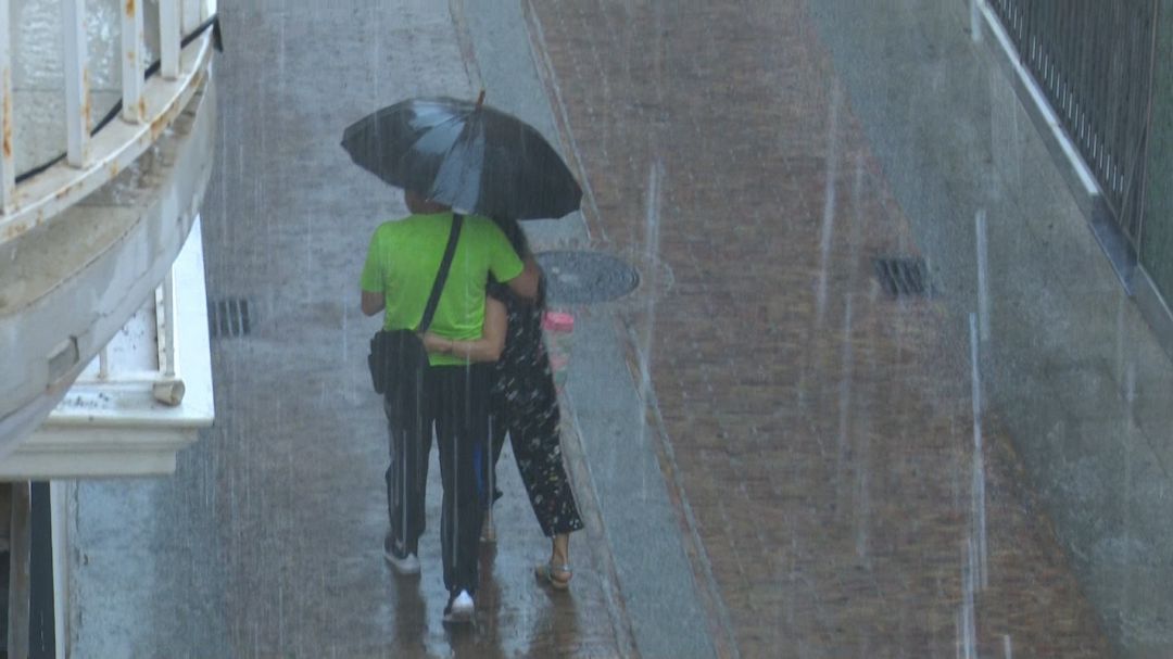 Lluvia en Gandia. Lluvia en Gandia.