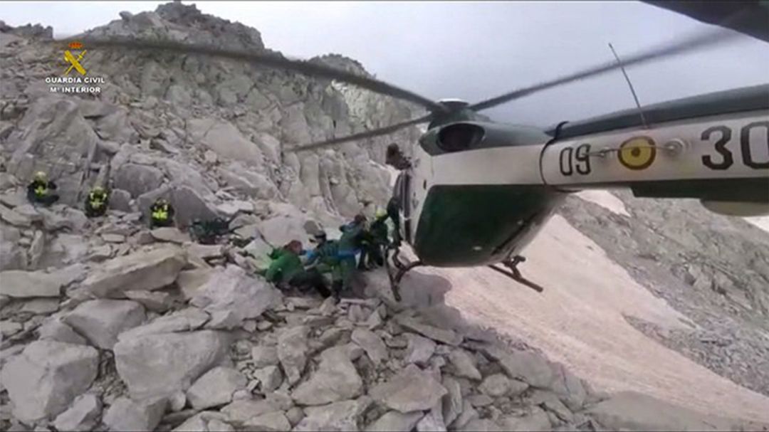 Rescate en el pirineo oscense Rescate en el pirineo oscense