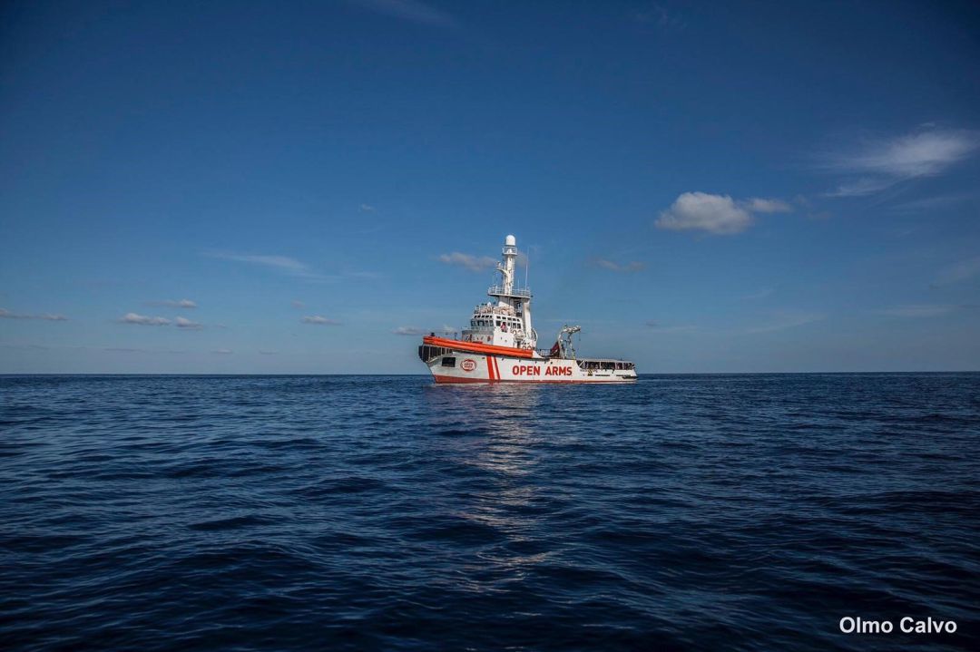 El vaixell de l'ONG Proactiva Open Arms El vaixell de l'ONG Proactiva Open Arms