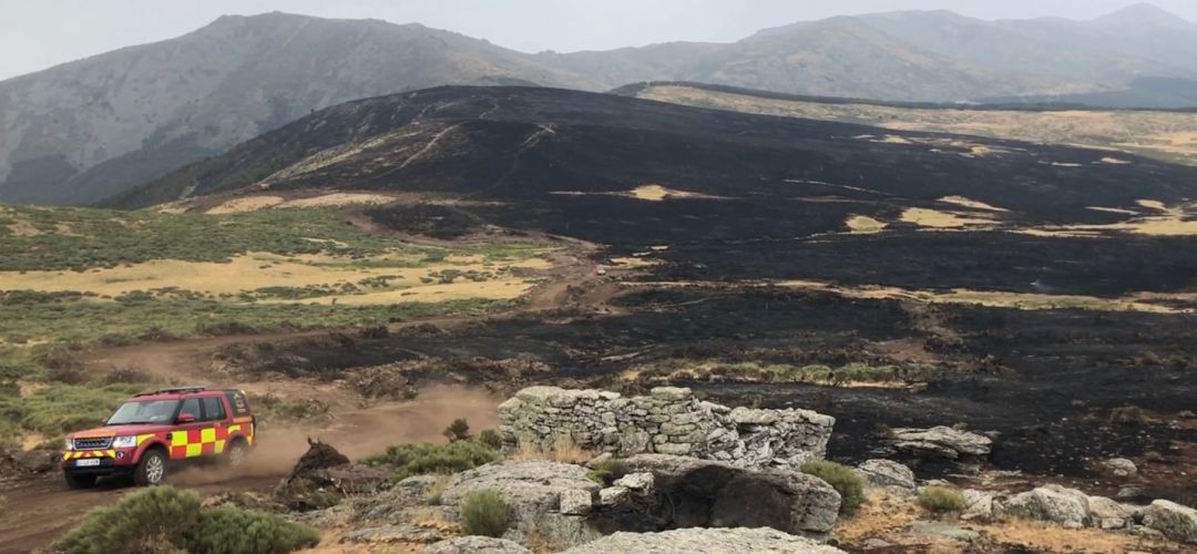 El fuego afectó también a Canencia, Miraflores, Rascafría y el paraje de Hoyuelas El fuego afectó también a Canencia, Miraflores, Rascafría y el paraje de Hoyuelas