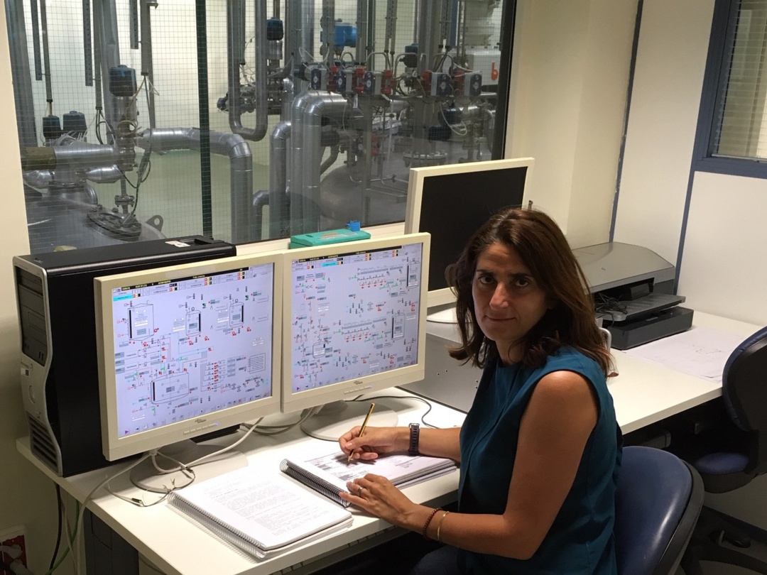 La directora del Cento de investigación, Rebeca Díez Antolínez, en su centro de trabajo La directora del Cento de investigación, Rebeca Díez Antolínez, en su centro de trabajo