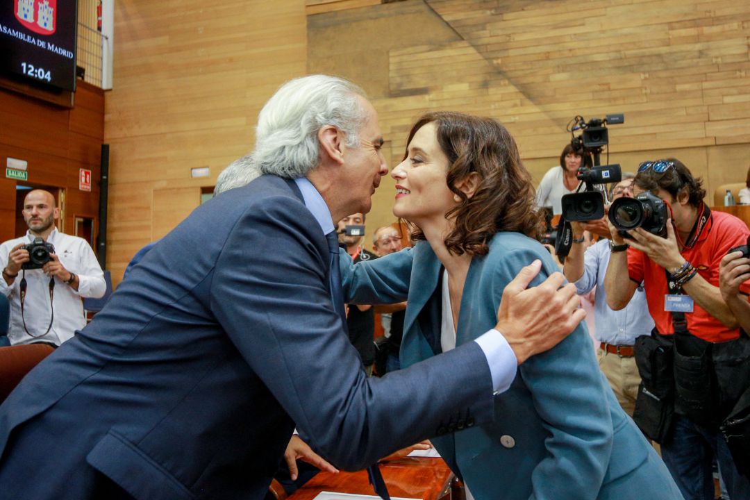 Primera sesión del segundo pleno de investidura de la candidata del PP a la Presidencia de la Comunidad de Madrid en la Asamblea madrileña
Primera sesión del segundo pleno de investidura de la candidata del PP a la Presidencia de la Comunidad de Madrid en la Asamblea madrileña