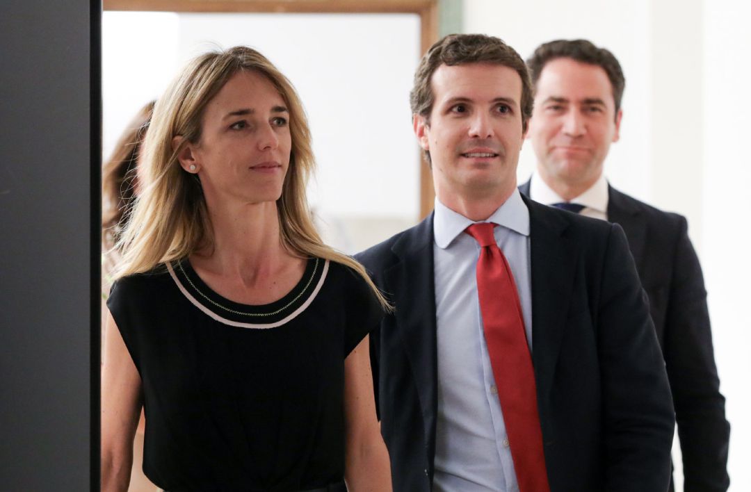Imagen de recurso de la portavoz del PP en el Congreso de los Diputados, Cayetana Álvarez de Toledo y el presidente del partido, Pablo Casado Imagen de recurso de la portavoz del PP en el Congreso de los Diputados, Cayetana Álvarez de Toledo y el presidente del partido, Pablo Casado
