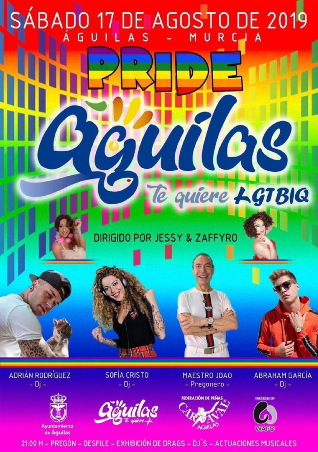 Águilas celebra su primer desfile del Orgullo este sábado Águilas celebra su primer desfile del Orgullo este sábado