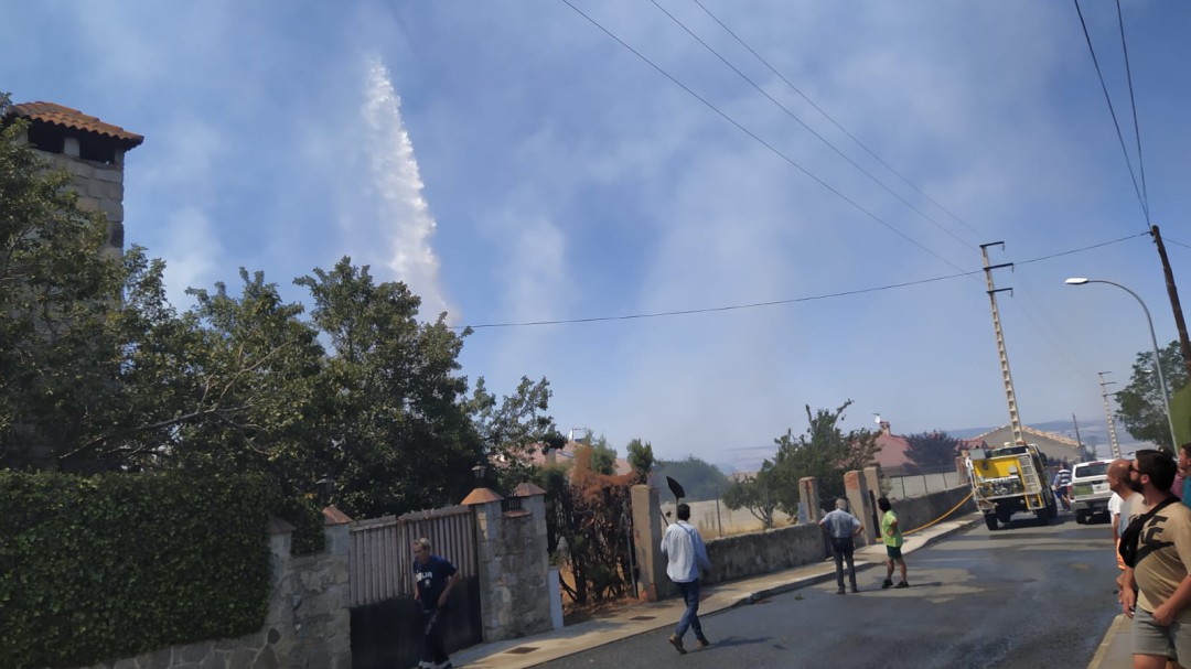 Controlado el incendio de Otero de Herreros