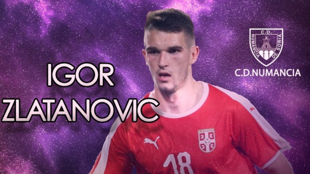 Zlatanovic, el noveno fichaje del Numancia, refuerza el ataque