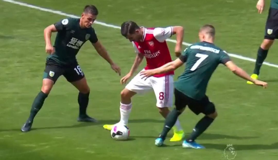 Dani Ceballos, durante el partido con el Arsenal Dani Ceballos, durante el partido con el Arsenal