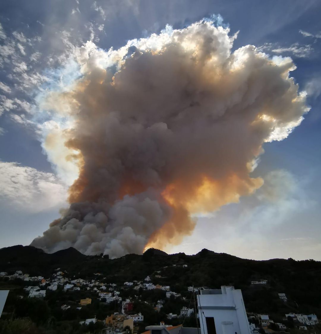 Incendio en Gran Canaria. Incendio en Gran Canaria.