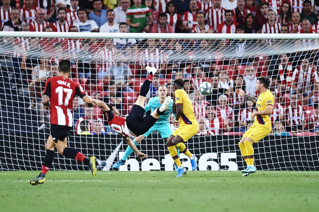 Así fue el golazo de Aduriz frente al Barça Así fue el golazo de Aduriz frente al Barça