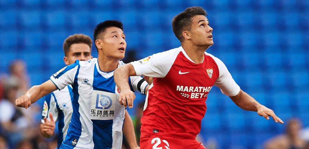 Sertgio Reguilón, durante el partido ante el Espanyol en Cornellá Sertgio Reguilón, durante el partido ante el Espanyol en Cornellá