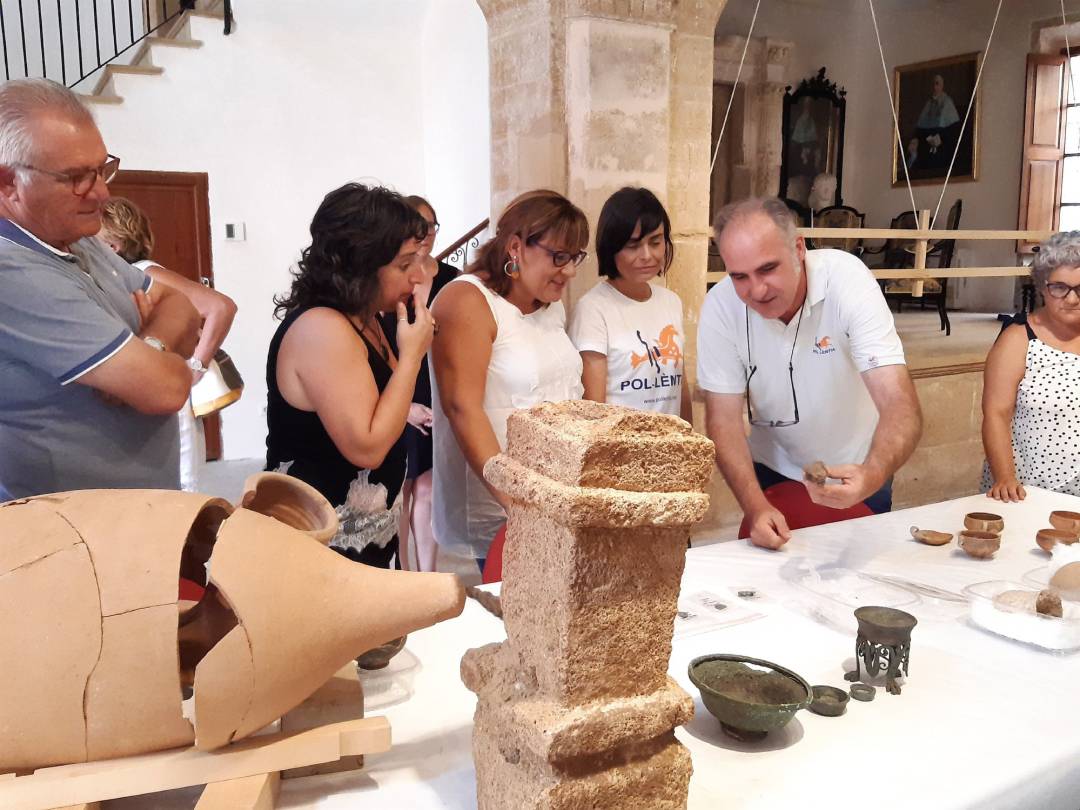 La vicepresidenta del Consell de Mallorca, Bel Busquets, junto a los hallazgos de la ciudad romana de Pollentia en Alcudia La vicepresidenta del Consell de Mallorca, Bel Busquets, junto a los hallazgos de la ciudad romana de Pollentia en Alcudia