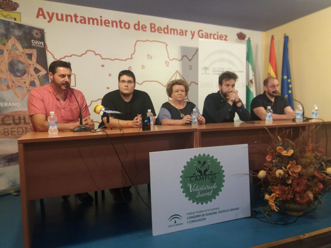 Momento de la intervención del director del Campo de Trabajo, Marco Antonio Bernal Momento de la intervención del director del Campo de Trabajo, Marco Antonio Bernal