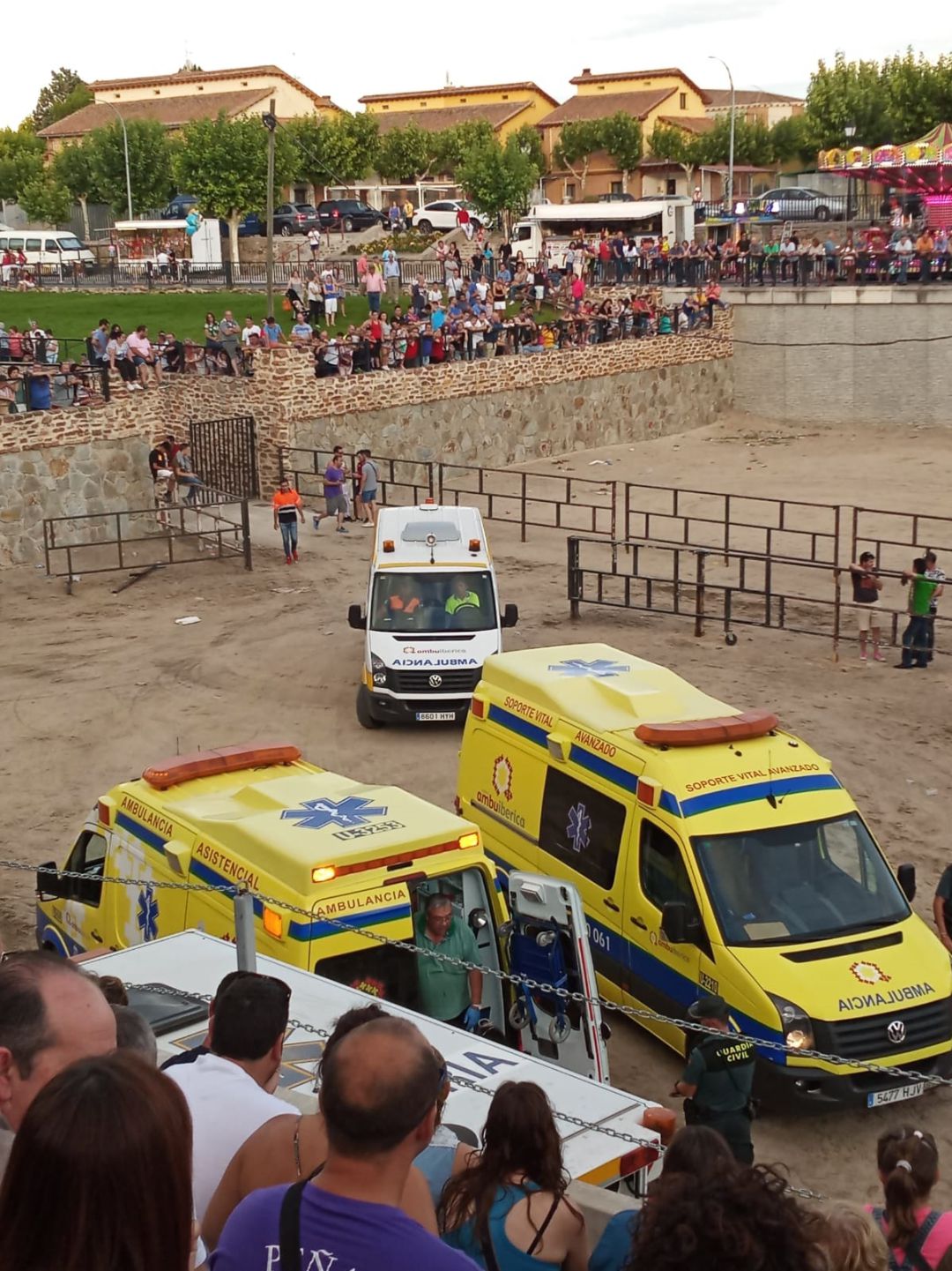 Herido en el encierro de Cuéllar Herido en el encierro de Cuéllar