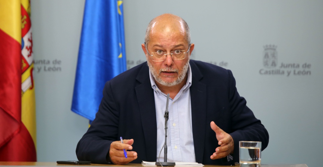 El vicepresidente de la Junta y portavoz, Francisco Igea, durante la rueda de prensa posterior al Consejo de Gobierno de Castilla y León
El vicepresidente de la Junta y portavoz, Francisco Igea, durante la rueda de prensa posterior al Consejo de Gobierno de Castilla y León
