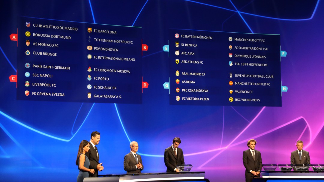 Dónde ver el sorteo de la Champions League por TV