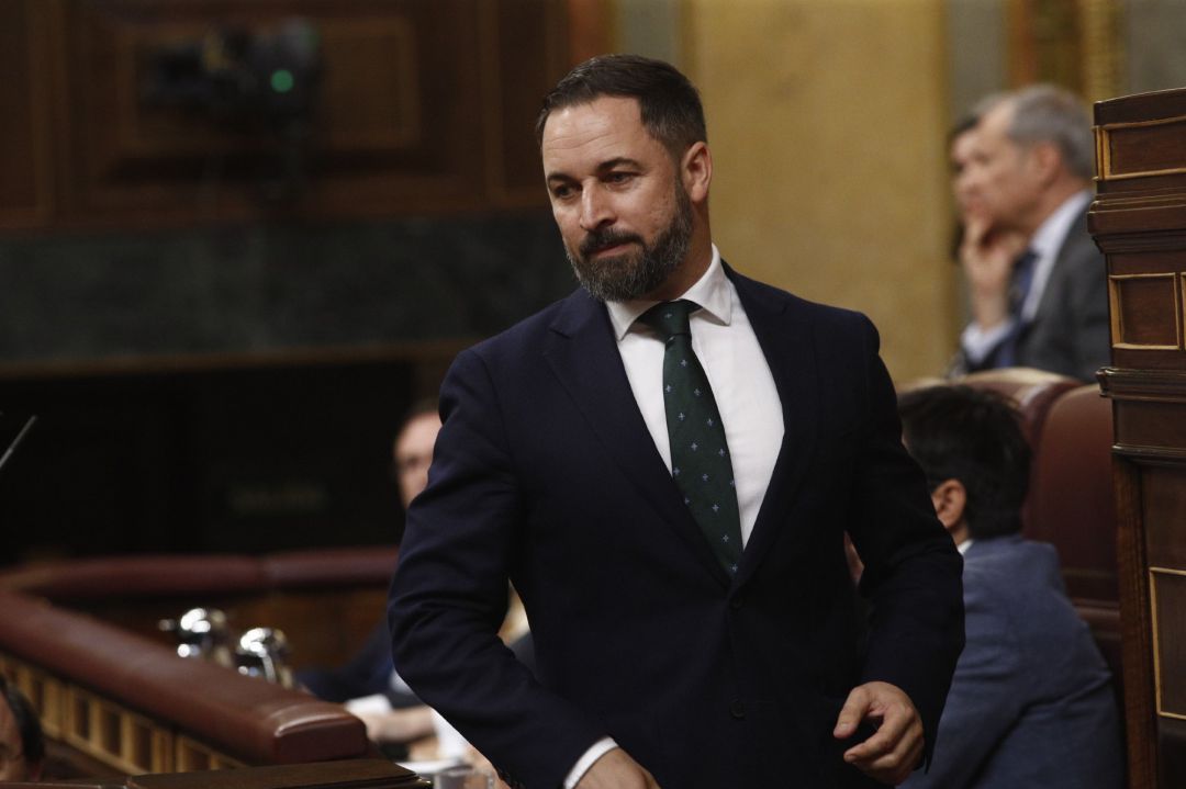 El presidente de VOX, Santiago Abascal, en una imagen de archivo El presidente de VOX, Santiago Abascal, en una imagen de archivo
