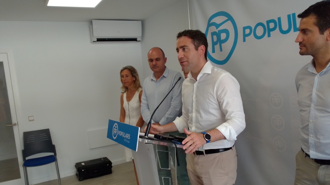 García Egea pone a Ibiza de ejemplo para "la reconquista" de Baleares